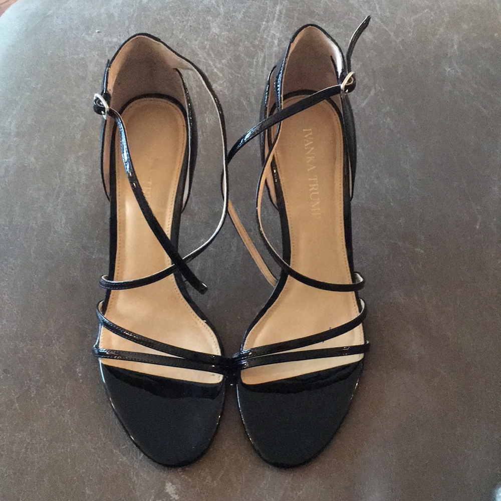 Invanka Trump Black Strappy Dress Heel